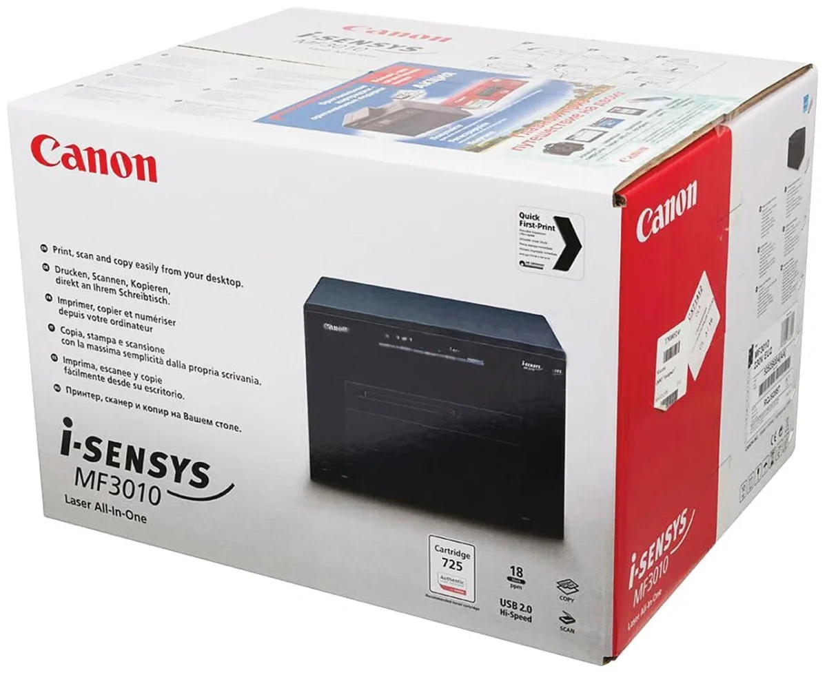 پرینتر لیزری چند کاره Canon مدل: (MF3010)